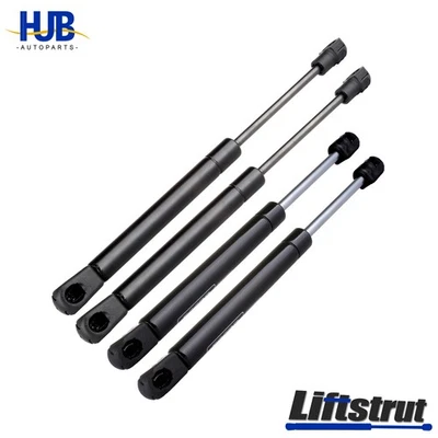 4x Fits 2001-2007 Volvo S60 Rear Trunk + Front Hood Lift Support Gas Strut - Image 1 of 4