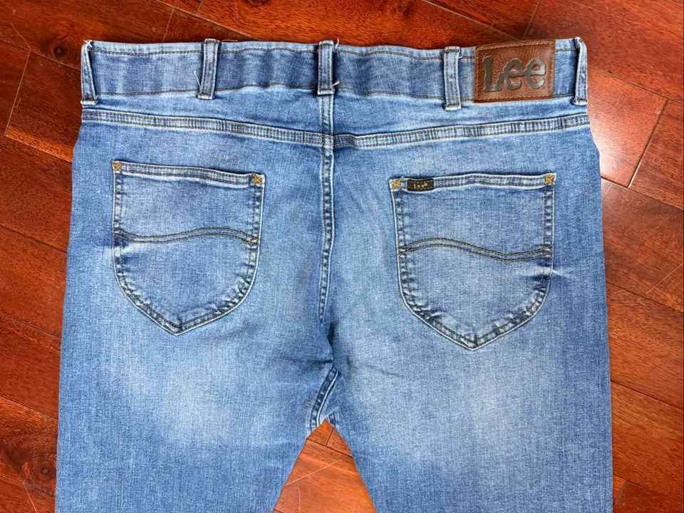 Jeans rectos ajustados Lee para hombre 38x30 denim lavado medio (0007) Foto 1 de 4