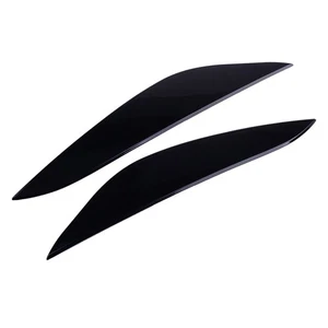 Schwarz Scheinwerfer Augenbrauen Augenlid Abdeckung Rand für Tesla Model 3 17-20 - Bild 1 von 3