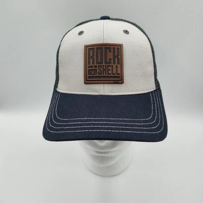 District Hat Cap Snap Back Gray & Blue Mesh Trucker Rock The Shell Mens - Image 1 of 4