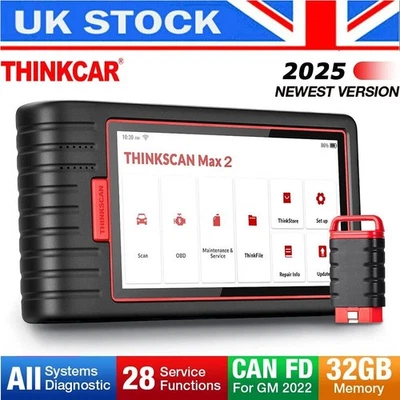 THINKCAR Thinkscan Max 2 Scanner Full System Diagnostic Tool Code Reader CAN-FD