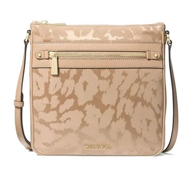 Nuevo Bolso Bandolera Michael Kors Para Mujer Jet Set Grande NS Nylon Camel Foto 1 de 3