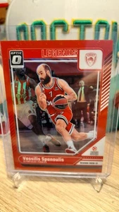 2024-25 Panini Donruss Euroleague Basketball Vassilis Spanoulis Optic Red /99 - Picture 1 of 2