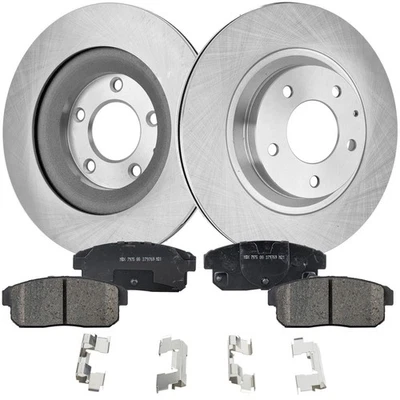 Rear Brake Disc Rotors and Pads Kit For Mazda RX-8 2004 2005 2006 2007 2008-2011 - Image 1 of 4