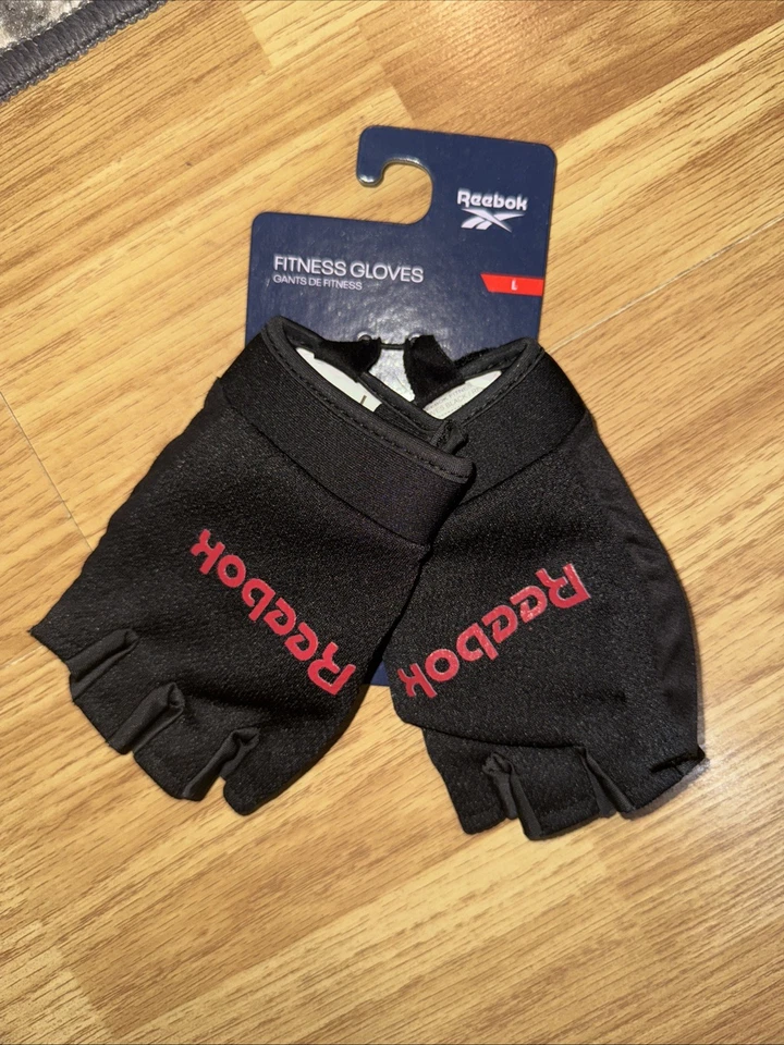 Guantes de fitness Reebok pequeños tecnología Speedwick palma acolchada ajustable Foto 1 de 1