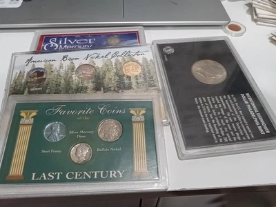 LOT OF FOUR SETS   (11) COINS       VARITY - Image 1 of 4