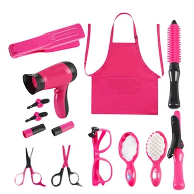  1 Set Friseur Toy Kids Hair Salon Playset Barber Trep Play Toys Kit Hairstyling - Bild 1 von 4