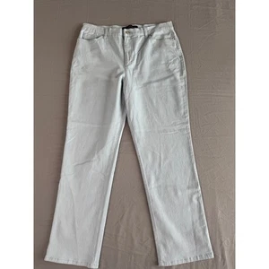 Gloria Vanderbilt Amanda Damenjeans Größe 16 Hellblau Denim gerades Bein - Bild 1 von 14