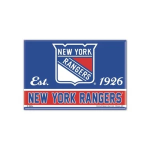ZWEI (2) NEW YORK RANGERS, 2,5" X 3,5" METALLMAGNETE VON WINCRAFT - Bild 1 von 2