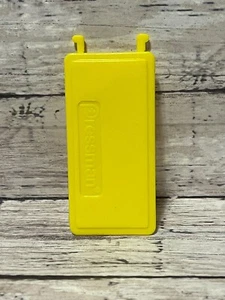 Let's Go Fishin - Replacement Yellow Plastic Battery Cover - Picture 1 of 2