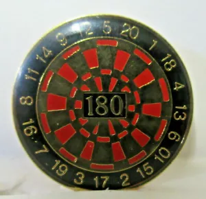 Dart Board Target-Vintage -180- Hat/Lapel Pin - Bild 1 von 2