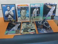 George Brett LOT OF  SEVEN CARDS. 91 SCORE,  92 FLEER -DONRUSS 94...LOOK AT PICS
