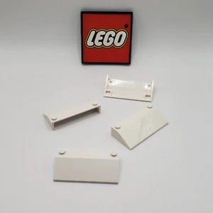 LEGO 3 x 6 33° Slope WHITE (x4) 3939 NEW PARTS LOT - Picture 1 of 3