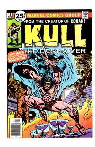 KULL THE CONQUEROR #16 MARVEL COMICS 1976 FAST NEUWERTIG - R E HOWARD CONAN ED HANNIGAN - Bild 1 von 2
