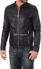 Roxa Black Leather Jacket Best Quality Men's Authentic Lambskin Real Casual Coat
