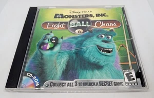 Disney Pixar Monsters Inc Eight Ball Chaos PC CD 2001 Windows Mac - Picture 1 of 5