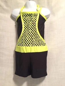 Costume danza A Wish Come True 397 paracadute taglia 8-10 MC verde fluo nero usato in ottime condizioni - Foto 1 di 5