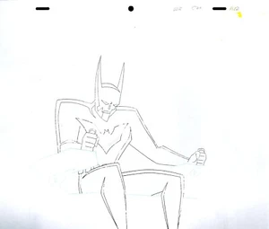 BATMAN BEYOND ANIMATION PRODUCTION DRAWING 120123-3 - Picture 1 of 1