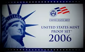2006-S US Proof Mint Set 10 Coins CLAD 24htt00401 - Picture 1 of 7
