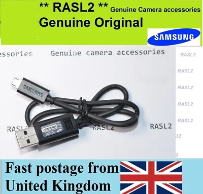 Genuine Samsung Camera to PC Computer USB Cable for ST150F WB750 WB800F WB280F - Image 1 of 3