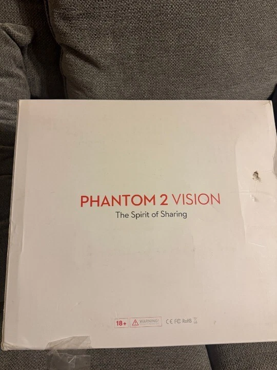 DJI Phantom 2 Vision Drone w/ Damaged Controller - Image 1 of 4