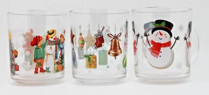 3x Glas - Punsch-, Tee-, Glühweinbecher 3 Motive Weihnachten 200ml  XMAS *NEU* - Bild 1 von 4