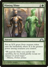 MTG 4x Miming Slime-Gatecrash * Ooze Token *