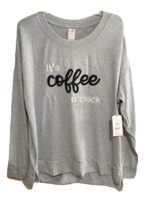 SECRET TREASURES MAGLIA HACCI MANICA LUNGA GRIGIO "COFFEE TIME" SUPER MORBIDA 5L42 - Foto 1 di 7