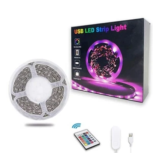 TV LED Backlights, 10ft LED Strip Lights Behind TV USB Operated Color Changin... - Picture 1 of 7