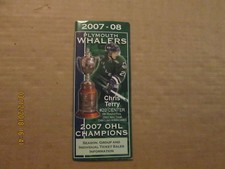 OHL Plymouth Whalers Vintage 2007 OHL CHAMPIONS 2007-08 Season Ticket Brochure
