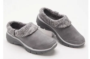 Skechers Easy Going Water Repellant Clogs 9 Wide NEW Grey - Picture 1 of 6