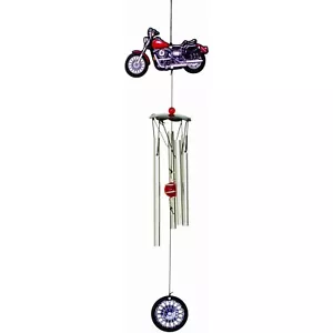 Motorcycle Wind Chime Outdoor Garden Windchime - Picture 1 of 2
