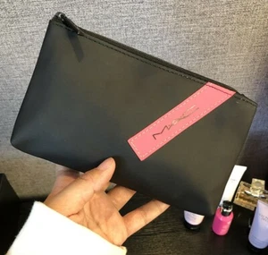 Bolsa de cosméticos de maquillaje negra MAC, bolsa de cosméticos de viaje, ¡NUEVA! - Imagen 1 de 8