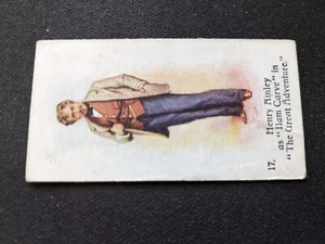 1916 Player's Past & Present Card # 17 Henry Ainley (VG/EX) - Picture 1 of 3