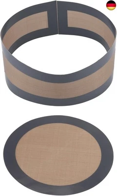 2stk Silikon Backmatten für Springform 22,8 cm, Verhindert das Anhaften von  - Bild 1 von 4