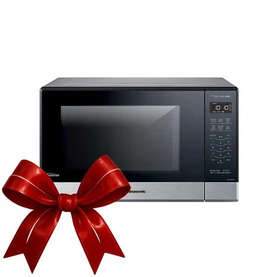 Panasonic 1,2 pies cúbicos Horno Microondas Inversor Encimera 1200W (Ino inoxidable/Negro) Foto 1 de 4