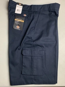 Dickies Cargo Shorts Herren 38 Blau Loose Fit Workwear Utility Taschen WR888DN Neu - Bild 1 von 13