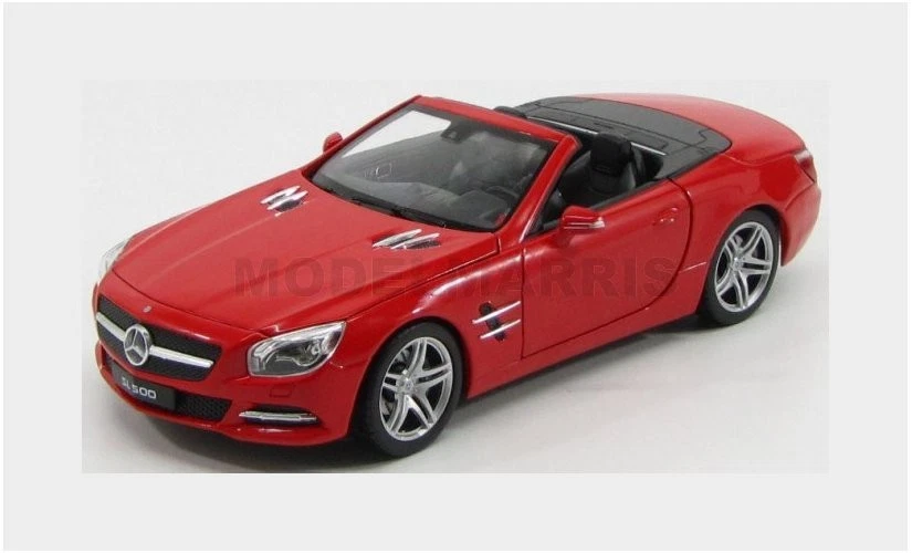 1 24 Welly Mercedes SL 500 Convertible 2012 Red