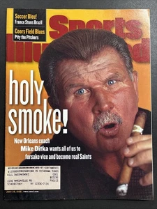 Sports Illustrated 20 de julio de 1998 Mike Ditka Holy Smoke! New Orleans Saints - Imagen 1 de 2