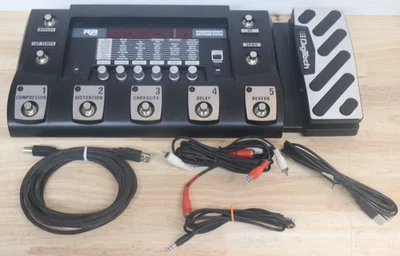 Bonita Guitarra Multiefecto Usada Negra Funcionando DigiTech Modelo RP500 con Pedal - EE. UU. Foto 1 de 4