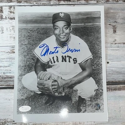 Monte Irvin HOF Autograph 8x10 Photo NY Giants JSA CERT #R87034 - Image 1 of 4