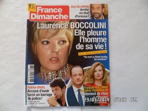 FRANCE DIMANCHE N°3486 21/07/2013 LAURENCE BOCCOLINI JEAN DUJARDIN BRUEL F55 - Imagen 1 de 1