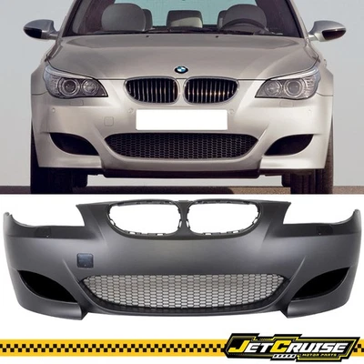 Fits 08-10 BMW E60 5-Series M5 Style Front Bumper Cover Conversion Air Duct PP Foto 1 de 4