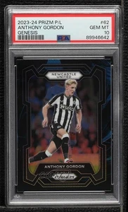 2023-24 Panini Prizm Premier League Genesis Anthony Gordon #62 PSA 10 GEM MT - Picture 1 of 3