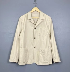 Chaqueta Blazer Jil Sander Avant Garde Para Hombre Talla 48R Beige Tres Botones Lujo - Imagen 1 de 9