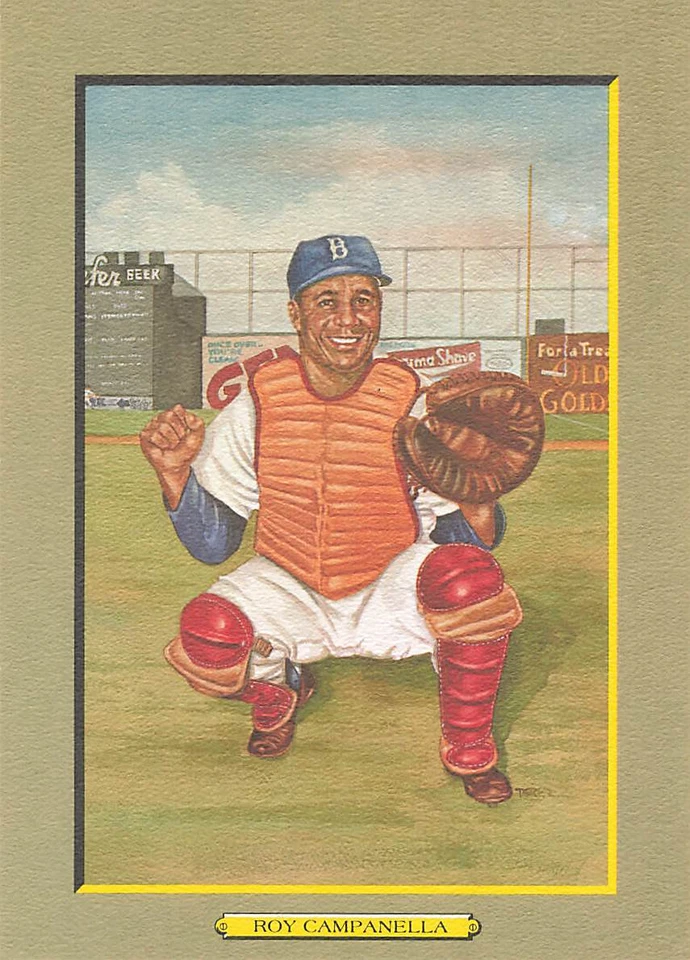 Roy Campanella cartão Perez Steele Great Moments sem assinatura #7 - Imagem 1 de 1