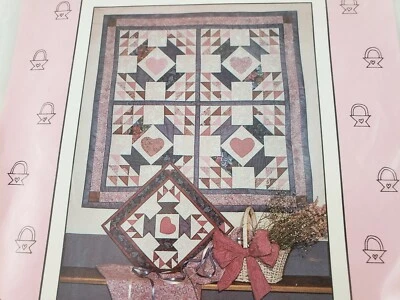 1990 Vintage Debbie Mumm's the Word Basket Bouquets Quilt Pattern - Image 1 of 4