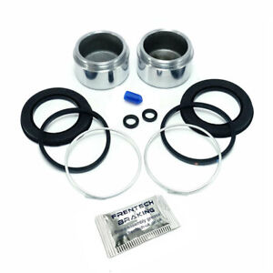 1x Front Brake Caliper Repair Kit & Pistons For TVR Vixen (67-73) (With Rings)