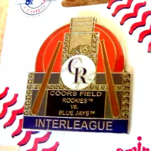 2006 Coors Field Colorado Rockies Toronto Blue Jays Interleague hat pin MLB - Picture 1 of 7