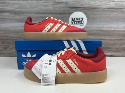 *Goma Adidas Samba Originals Sambae Corazones Rojo Blanco "Día de San Valentín" (JH7287) Foto 1 de 4